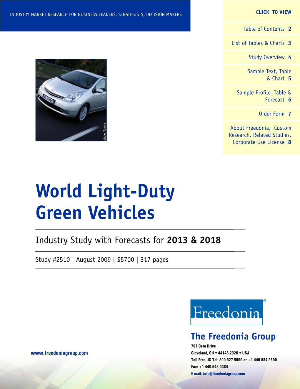 World Light-Duty Green Vehicles