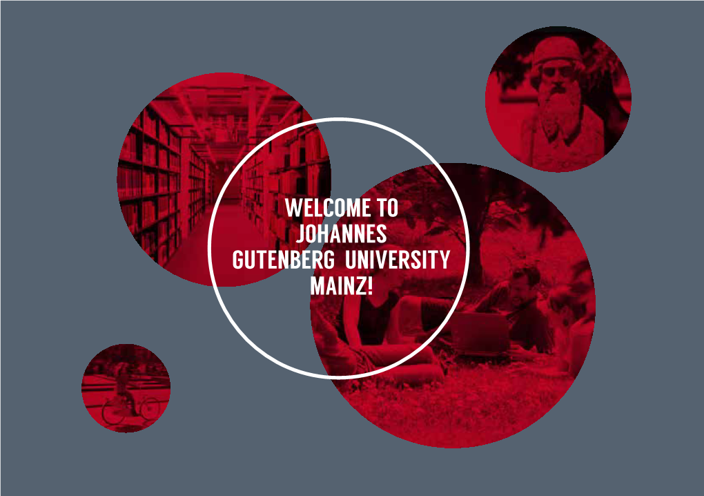 Welcome to Johannes Gutenberg University Mainz!