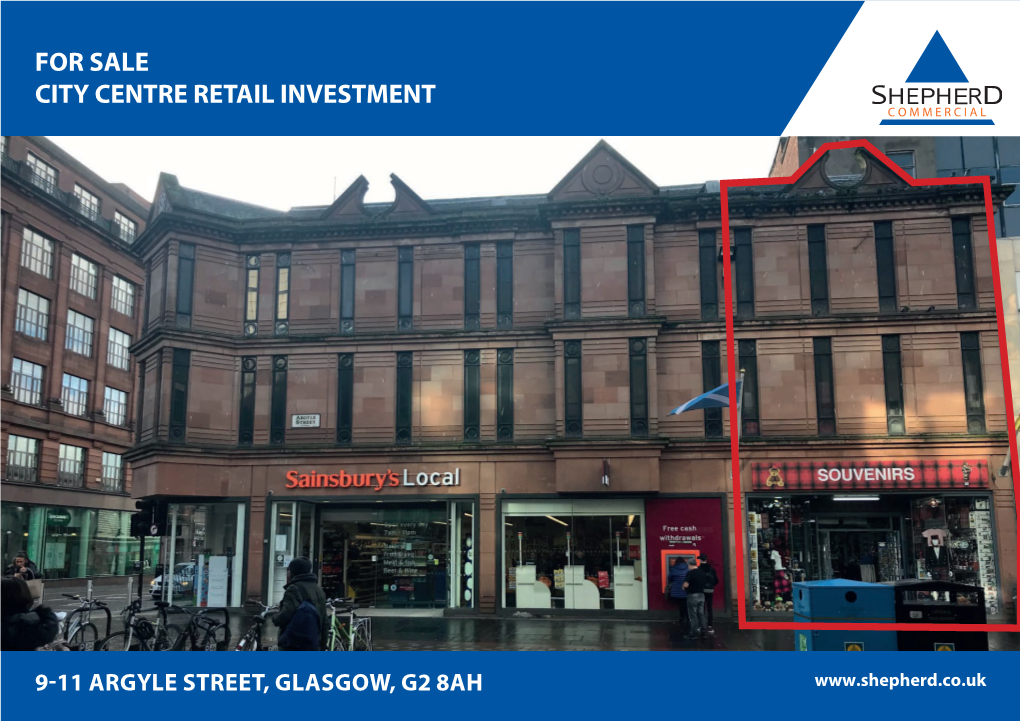 For Sale City Centre Retail Investment