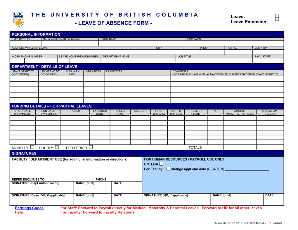 The University of British Columbia