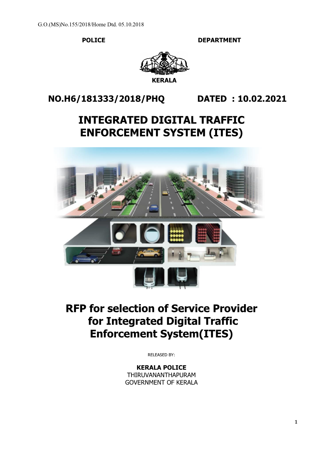 Integrated Digital Traffic Enforcement System (Ites)