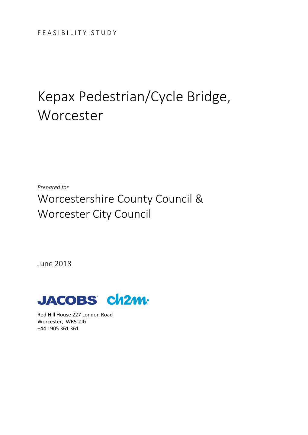 Kepax Pedestrian/Cycle Bridge, Worcester