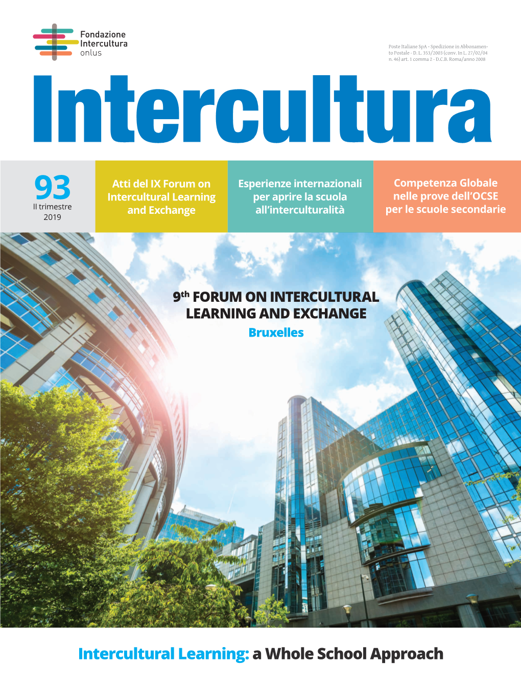 Intercultural Learning:A Whole School Approach