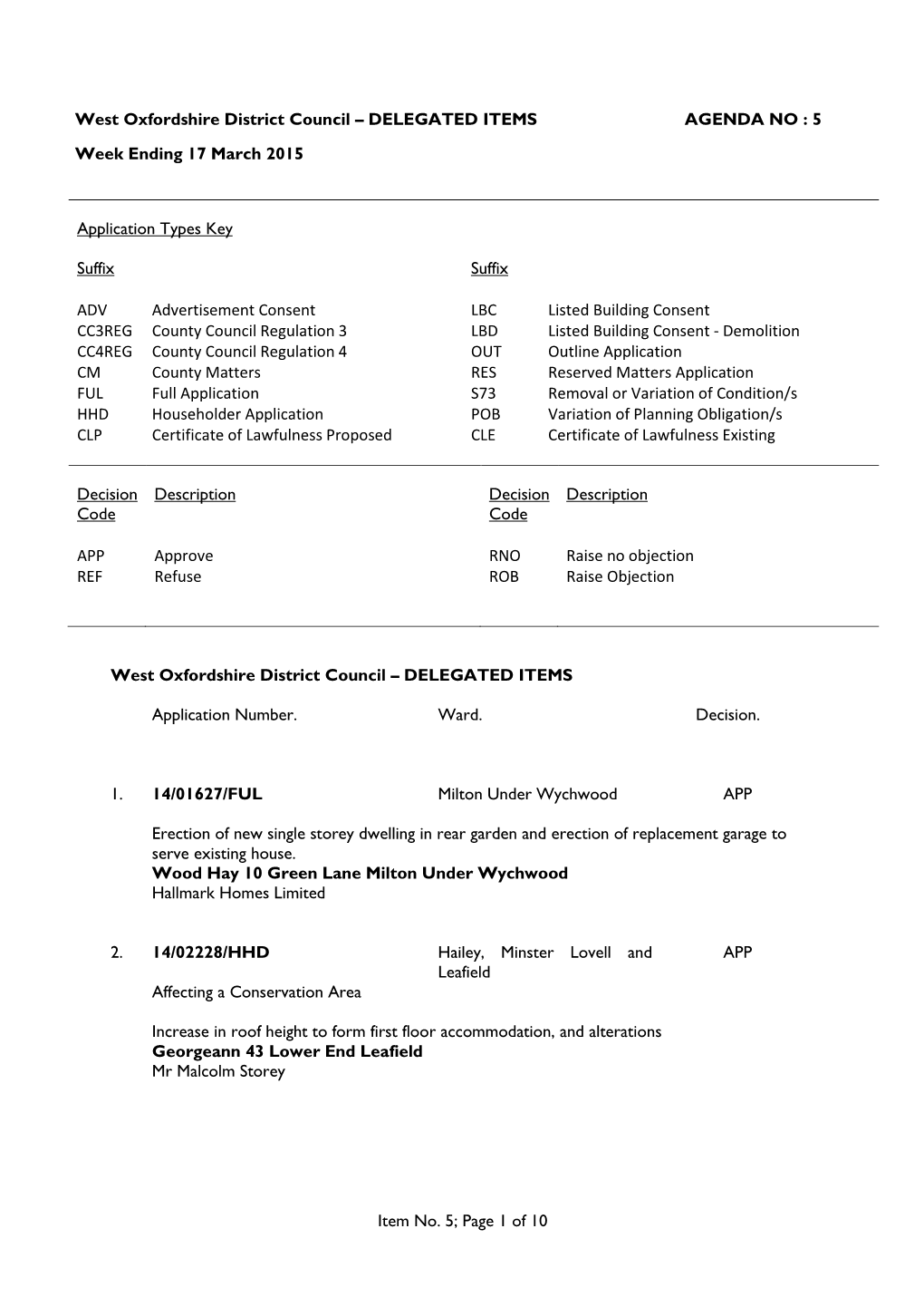 Initial Document Template