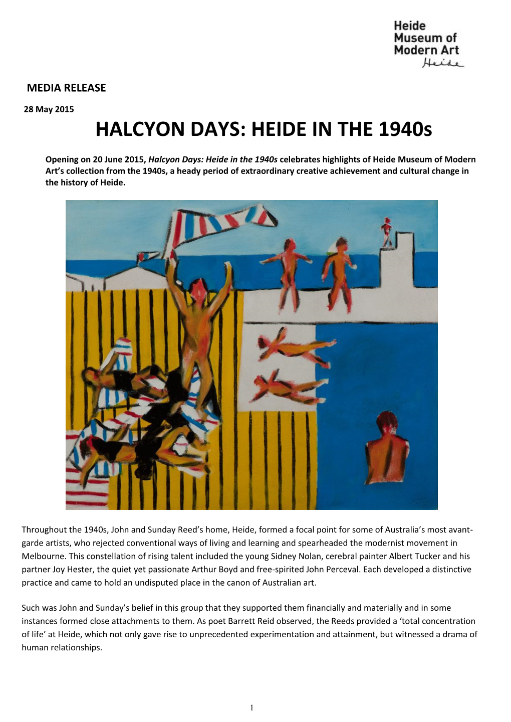 HALCYON DAYS: HEIDE in the 1940S