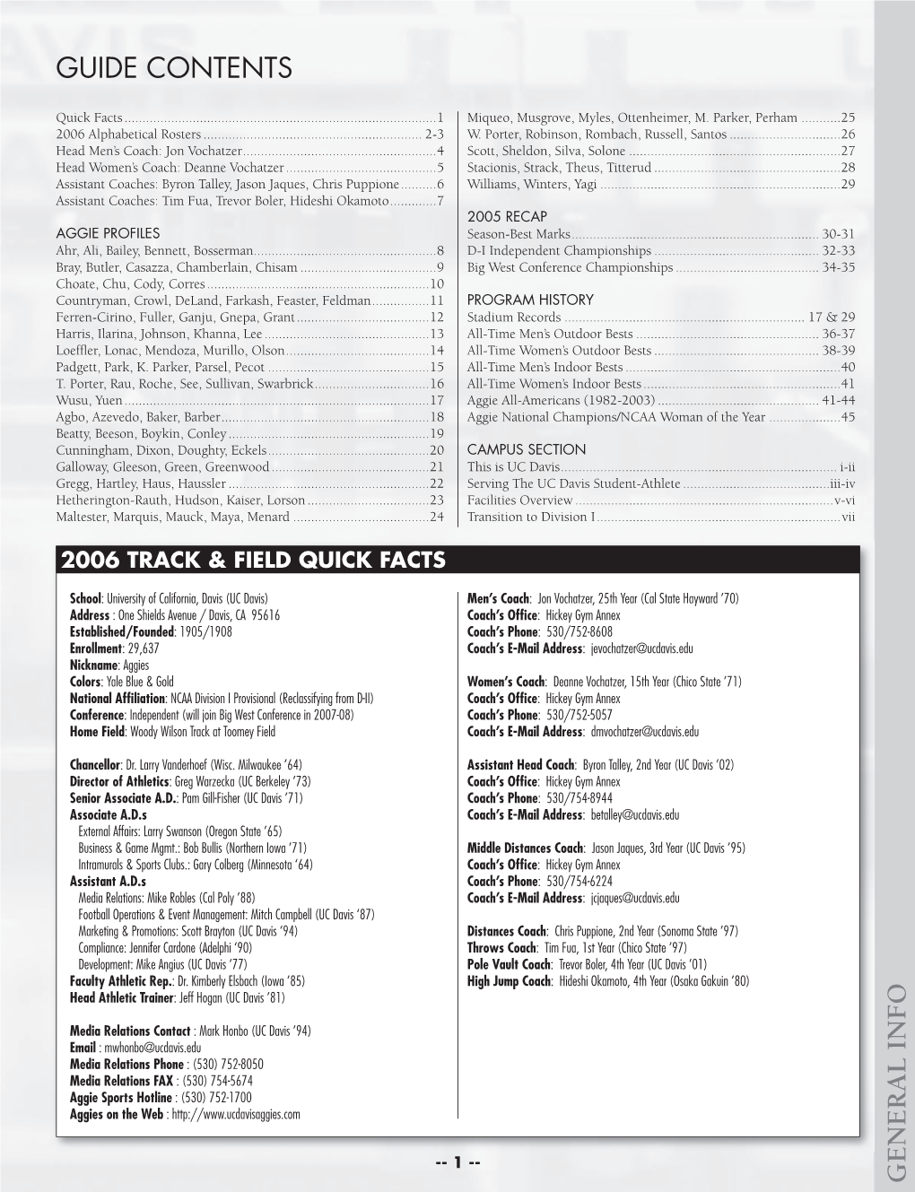 '06 Track Guide.Indd
