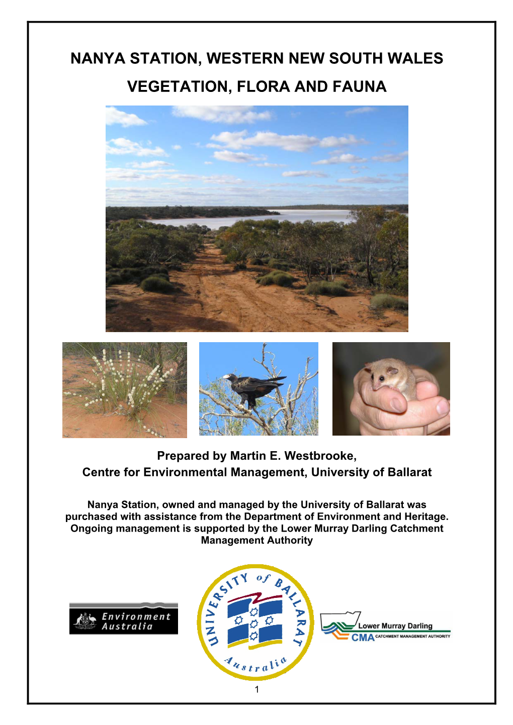 Nanya Station, Western New South Wales Vegetation, Flora and Fauna