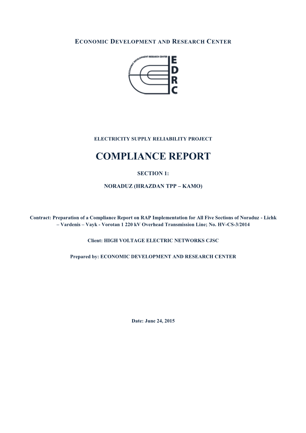 Compliance Report