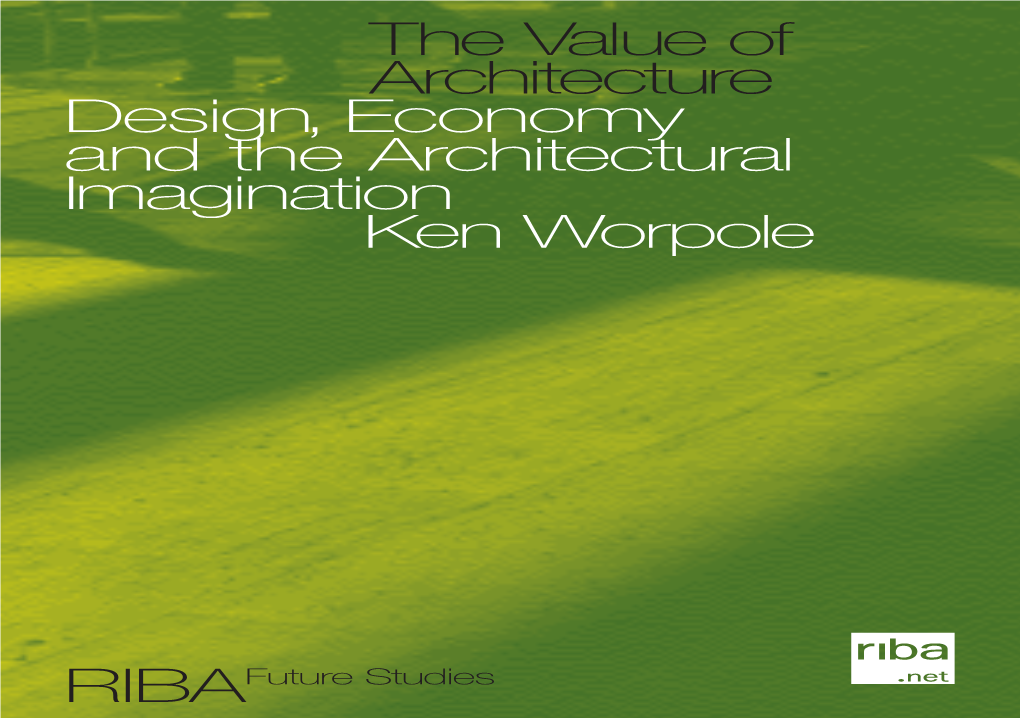 RIBA F/S Ken Worpole V1