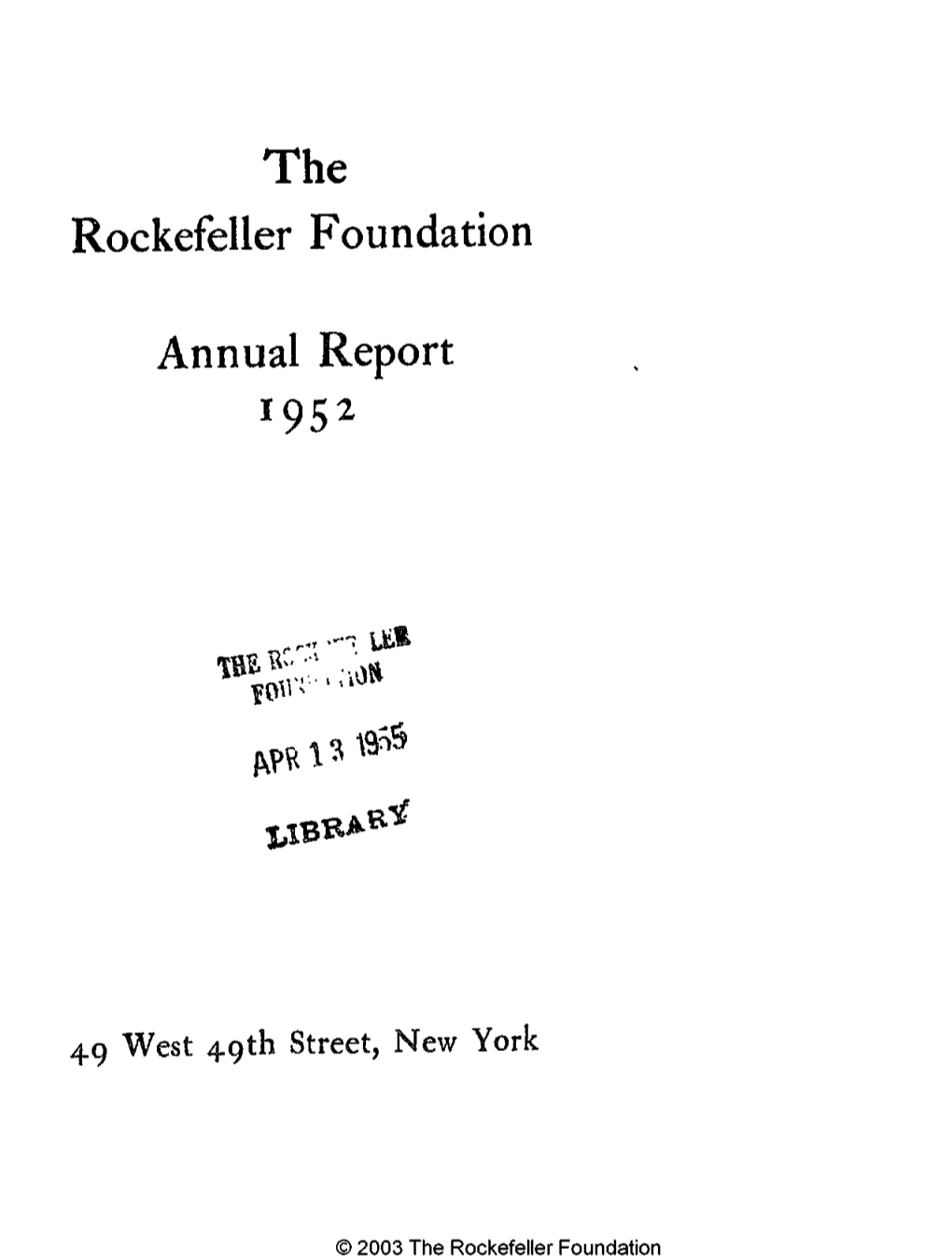 RF Annual Report