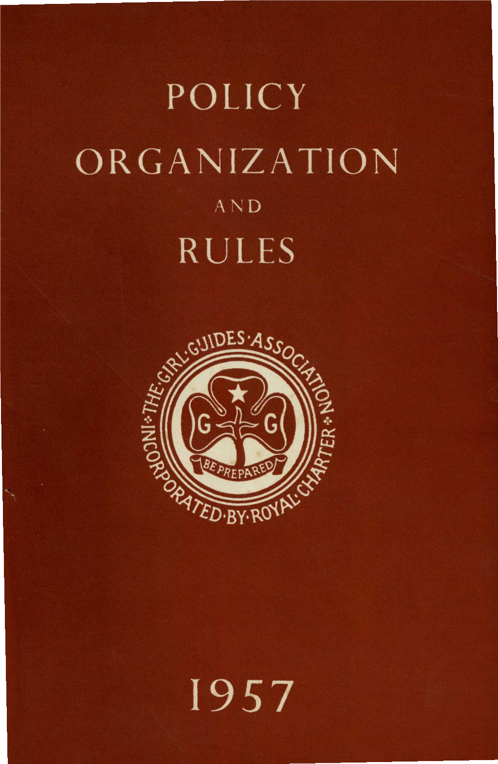 GGA-Policy-Organization-And-Rules-1957.Pdf