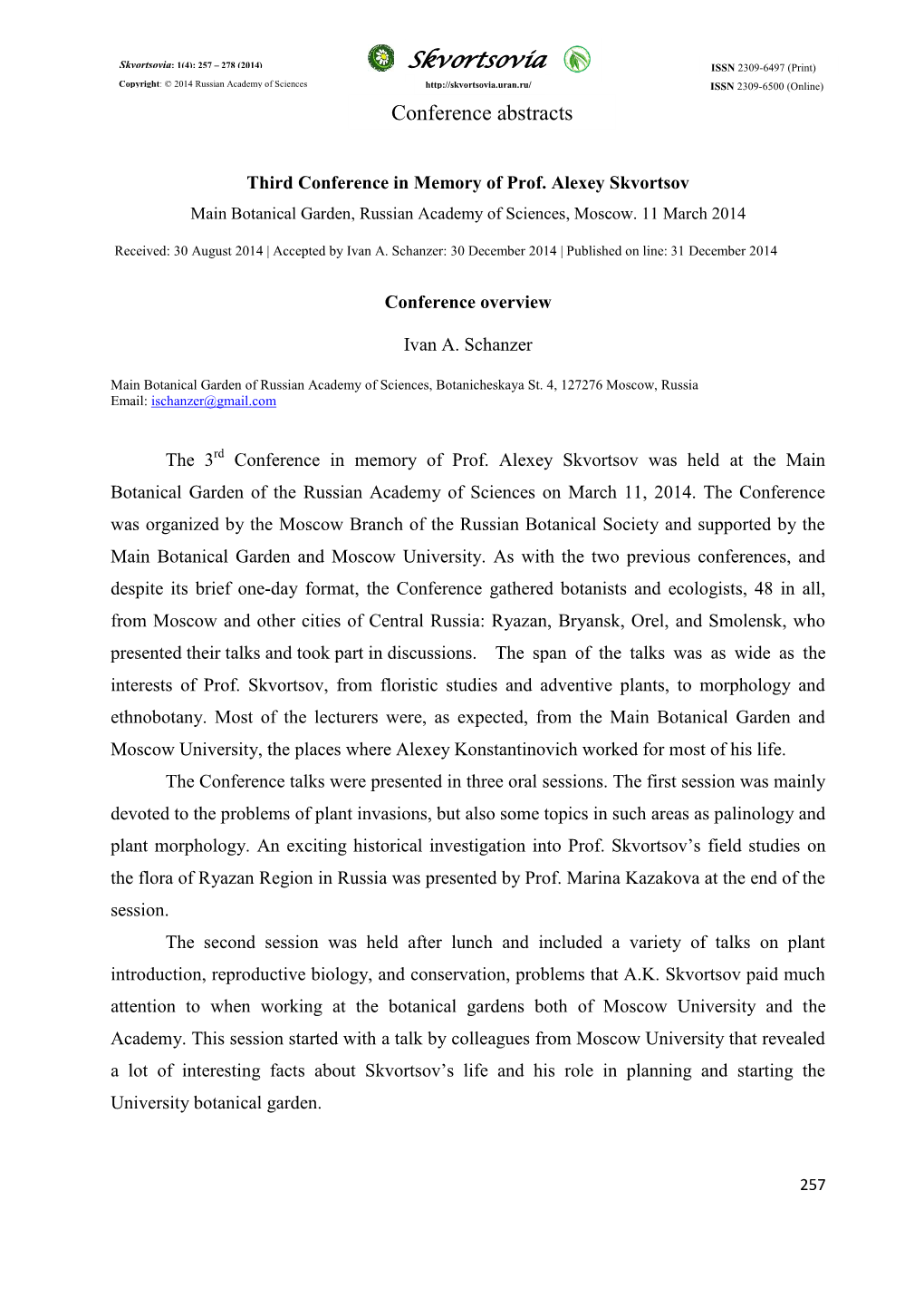 Directions of Research for the Conservation and Expansion of Ex Situ Biodiversity in the Genus Iris L