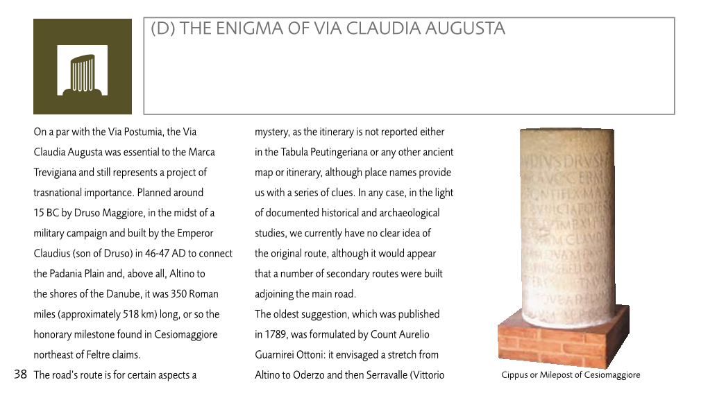 The Enigma of Via Claudia Augusta