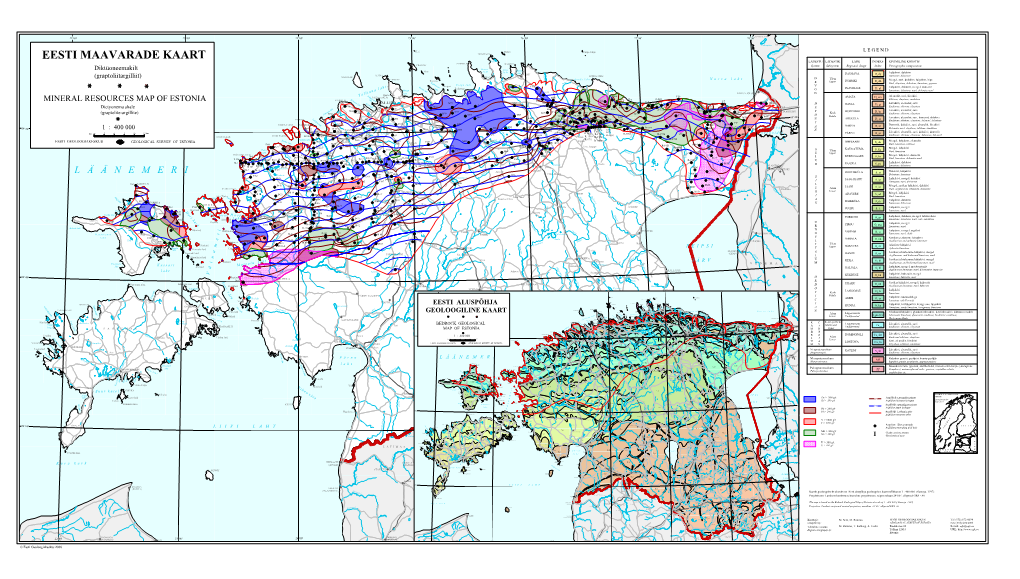 EESTI MAAVARADE KAART PÄRISPEA PS Lauga J