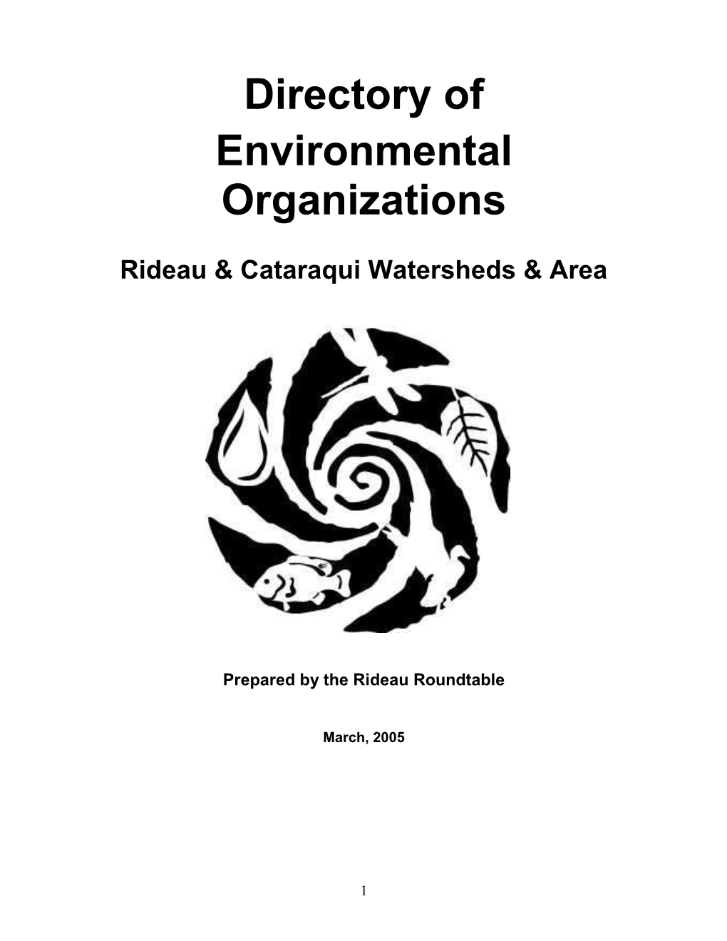 Directory of Environmental Organizations