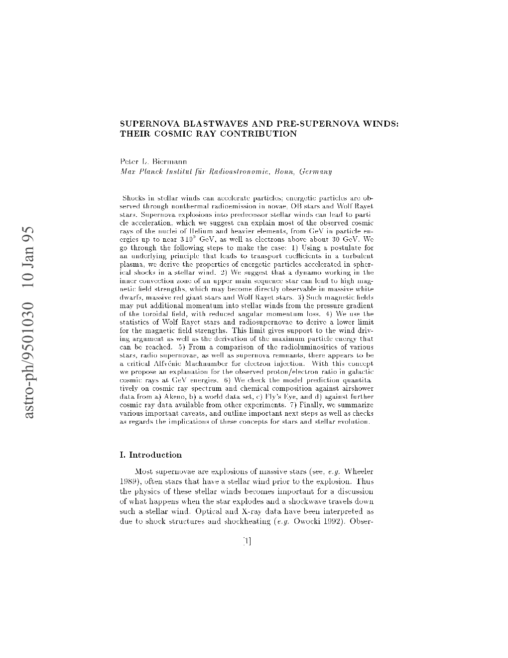 Supernova Blastwaves and Pre-Supernova Winds: Their