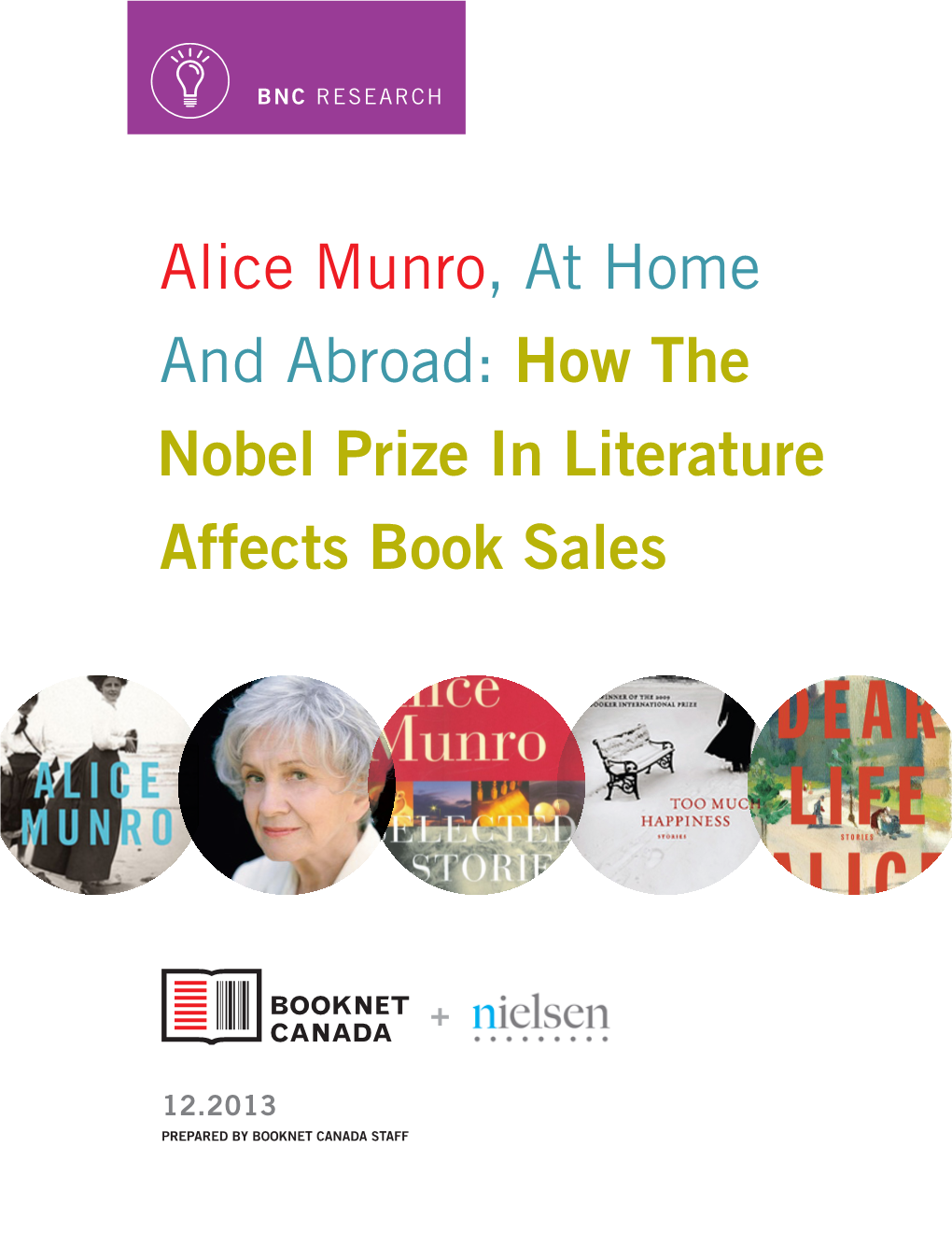 Alice Munro, at Home and Abroad: How the Nobel Prize in Literature Affects Book Sales