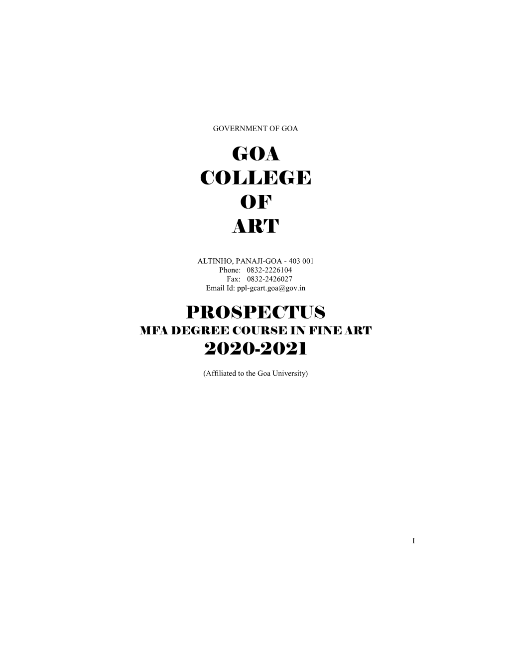 MFA Prospectus 2020- 2021