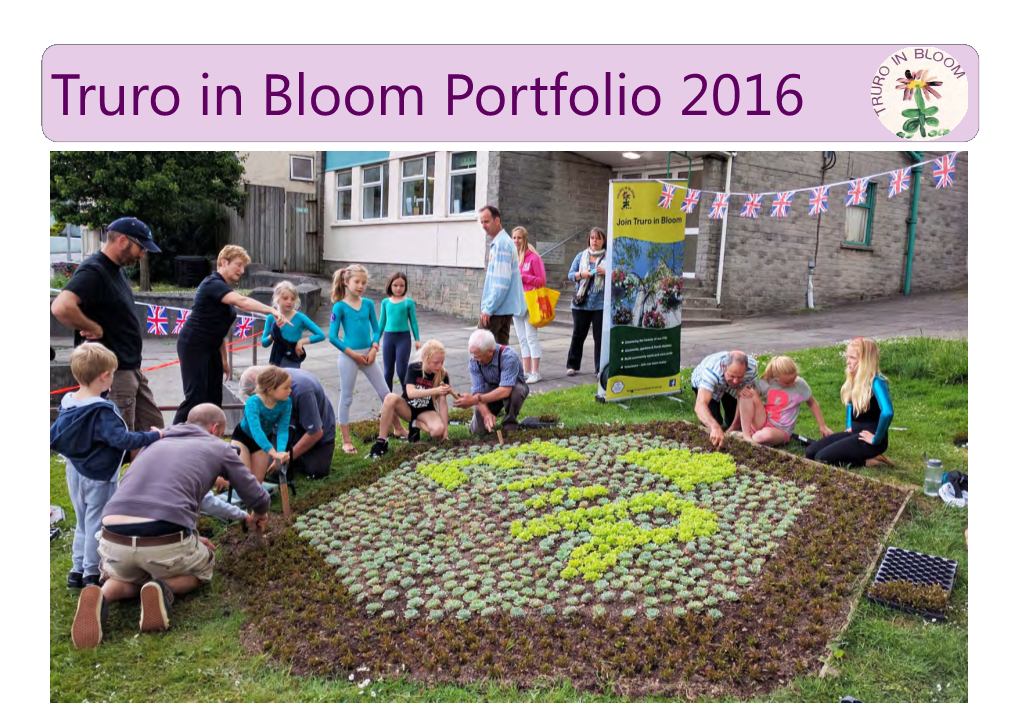 Truro in Bloom Portfolio 2016