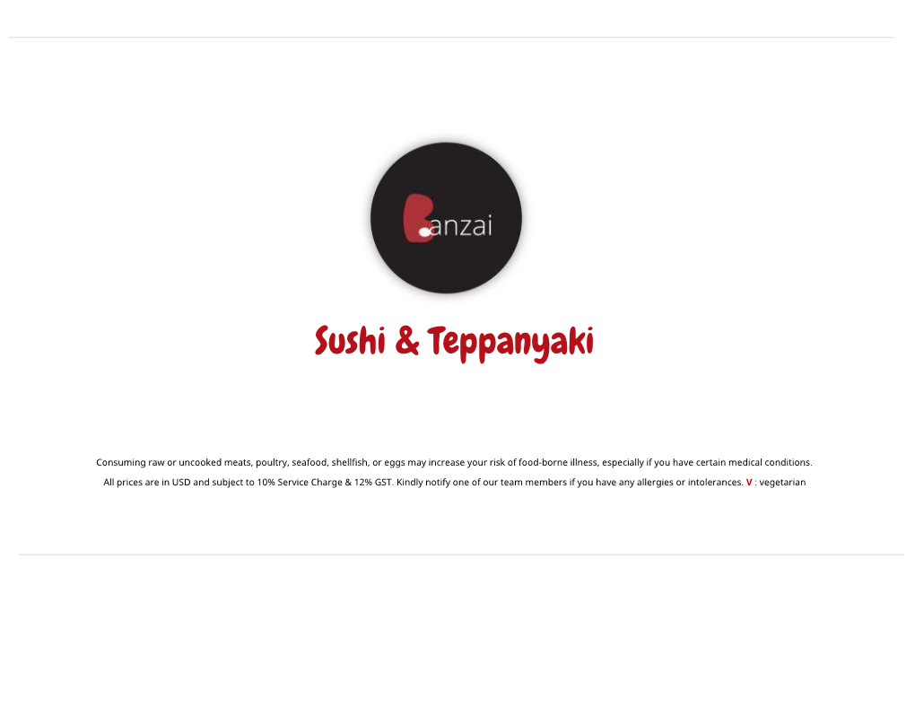 Sushi & Teppanyaki