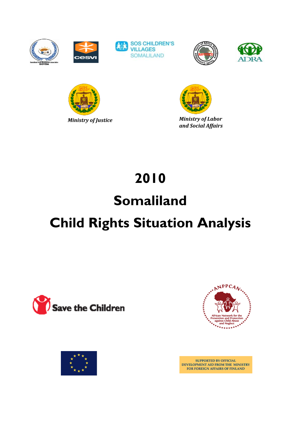 2010 Somaliland Child Rights Situation Analysis