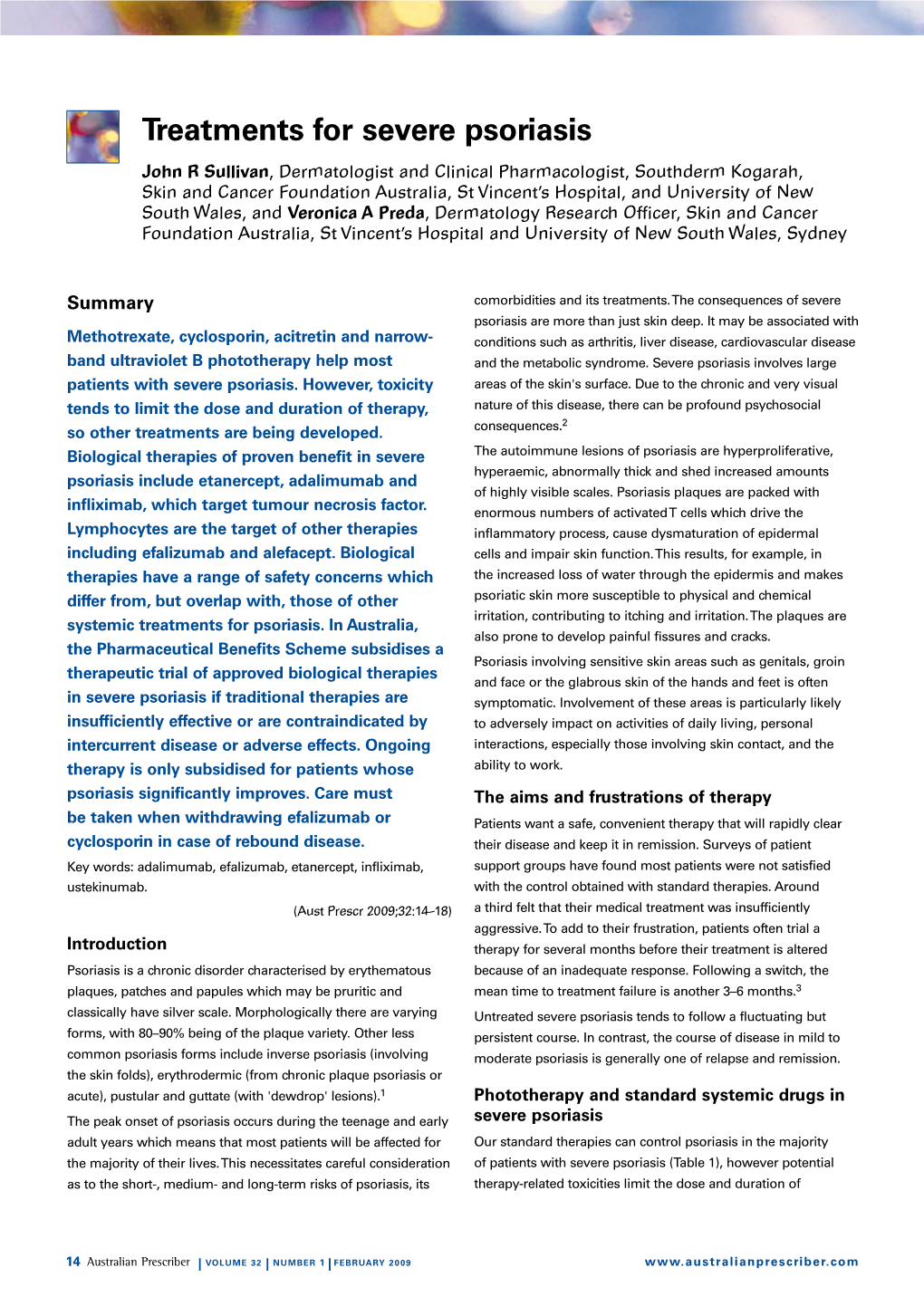 Treatments for Severe Psoriasis