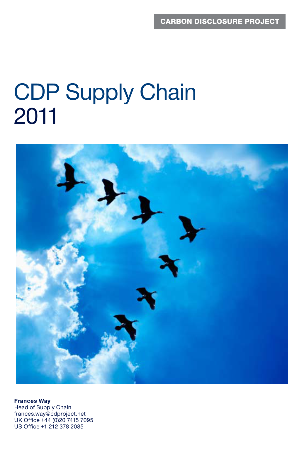 CDP Supply Chain 2011