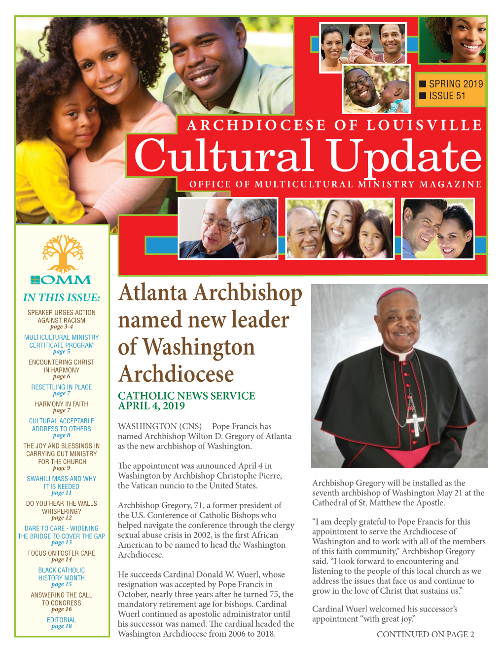 Atlanta Archbishop Named New Leader of Washington Archdiocese