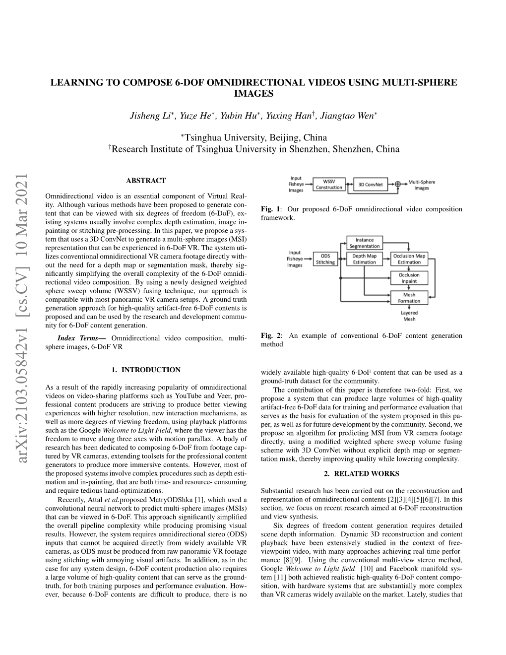 Arxiv:2103.05842V1 [Cs.CV] 10 Mar 2021 Generators to Produce More Immersive Contents