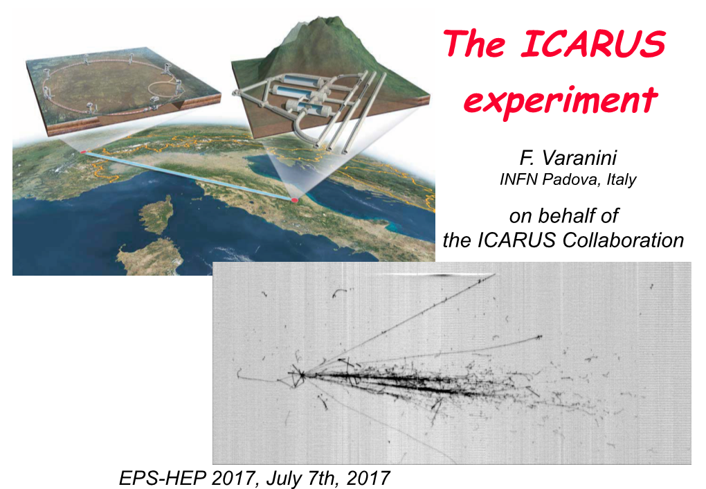 The ICARUS Experiment