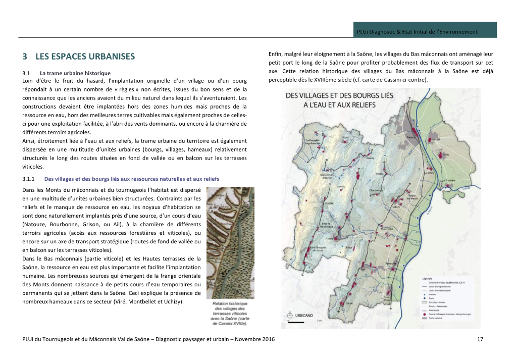 3 Les Espaces Urbanises