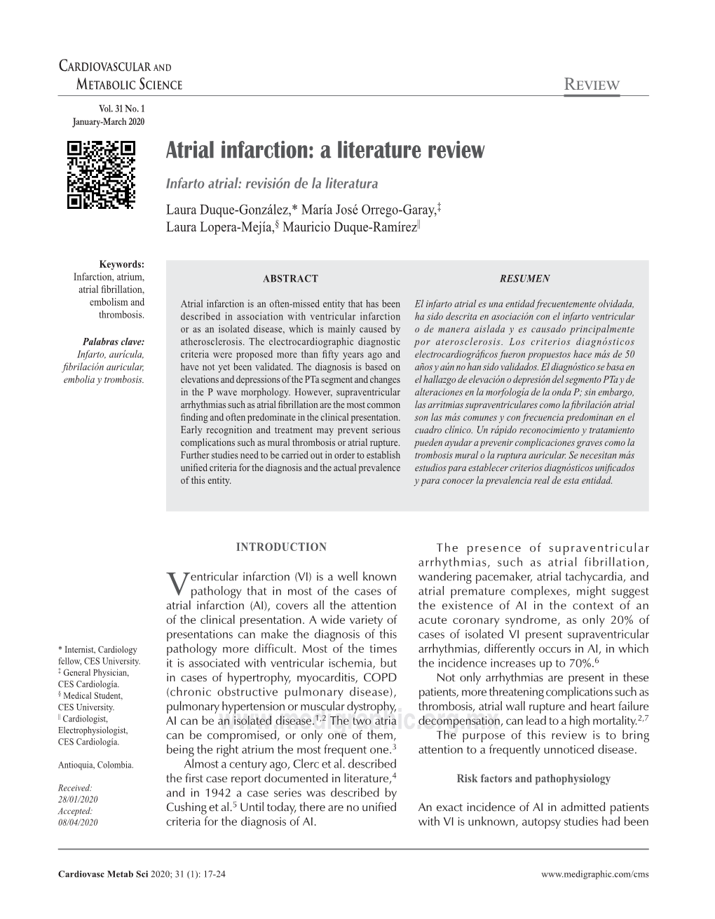 Atrial Infarction