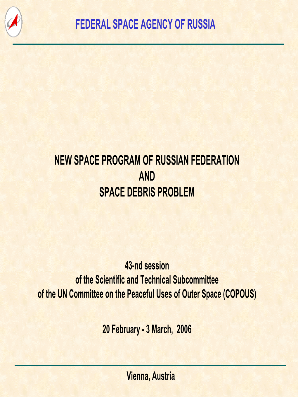 Law of the Russian Federation on Space Activities