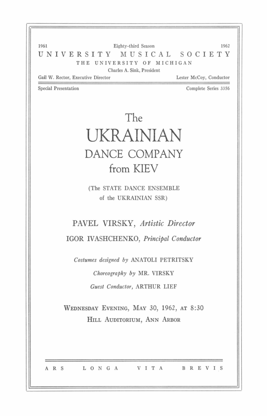 UKRAINIAN DANCE COMPANY from KIEV