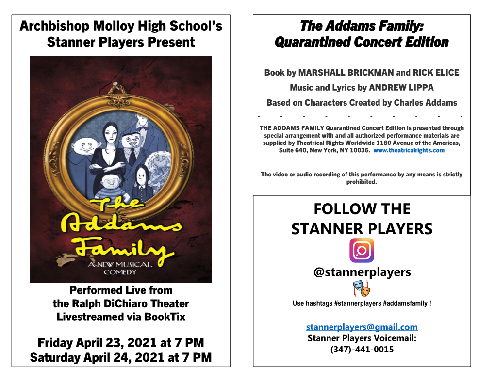 Follow the Stanner Players