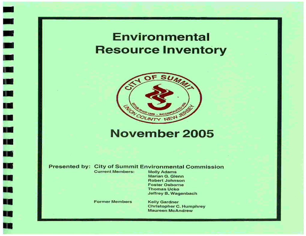 Environmental Resource Inventory