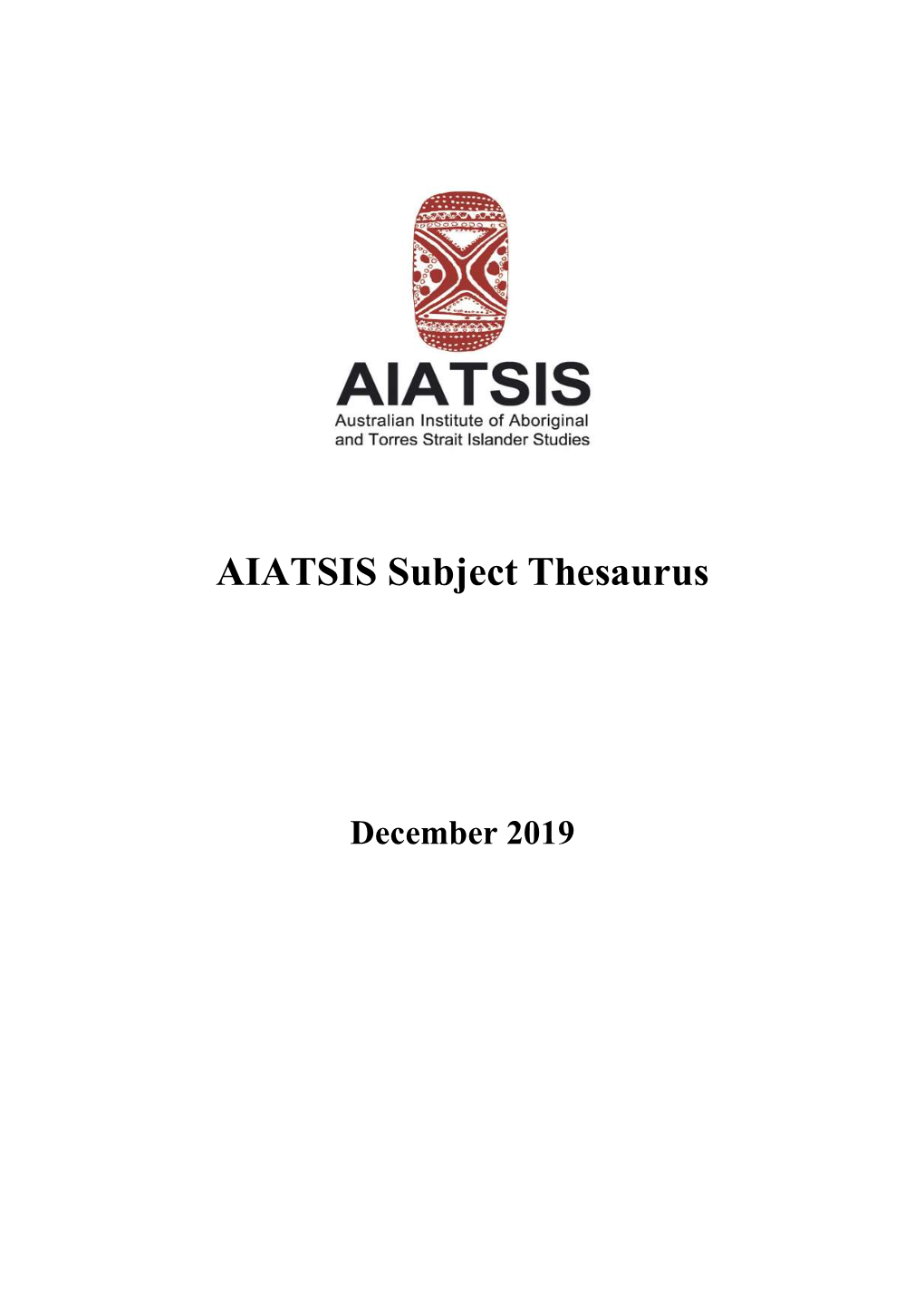 AIATSIS Subject Thesaurus