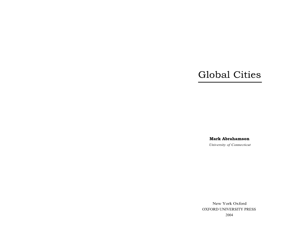 Global Cities