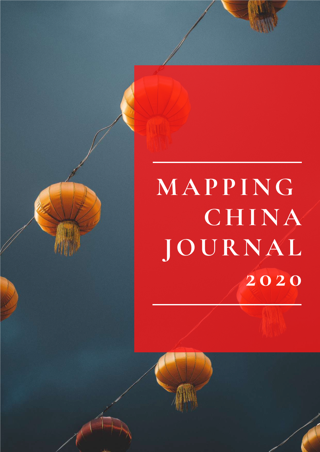 Mapping China Journal 2020