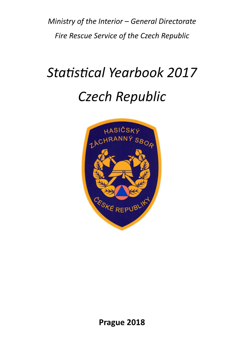 Statistical Yearbook 2017 Czech Republic