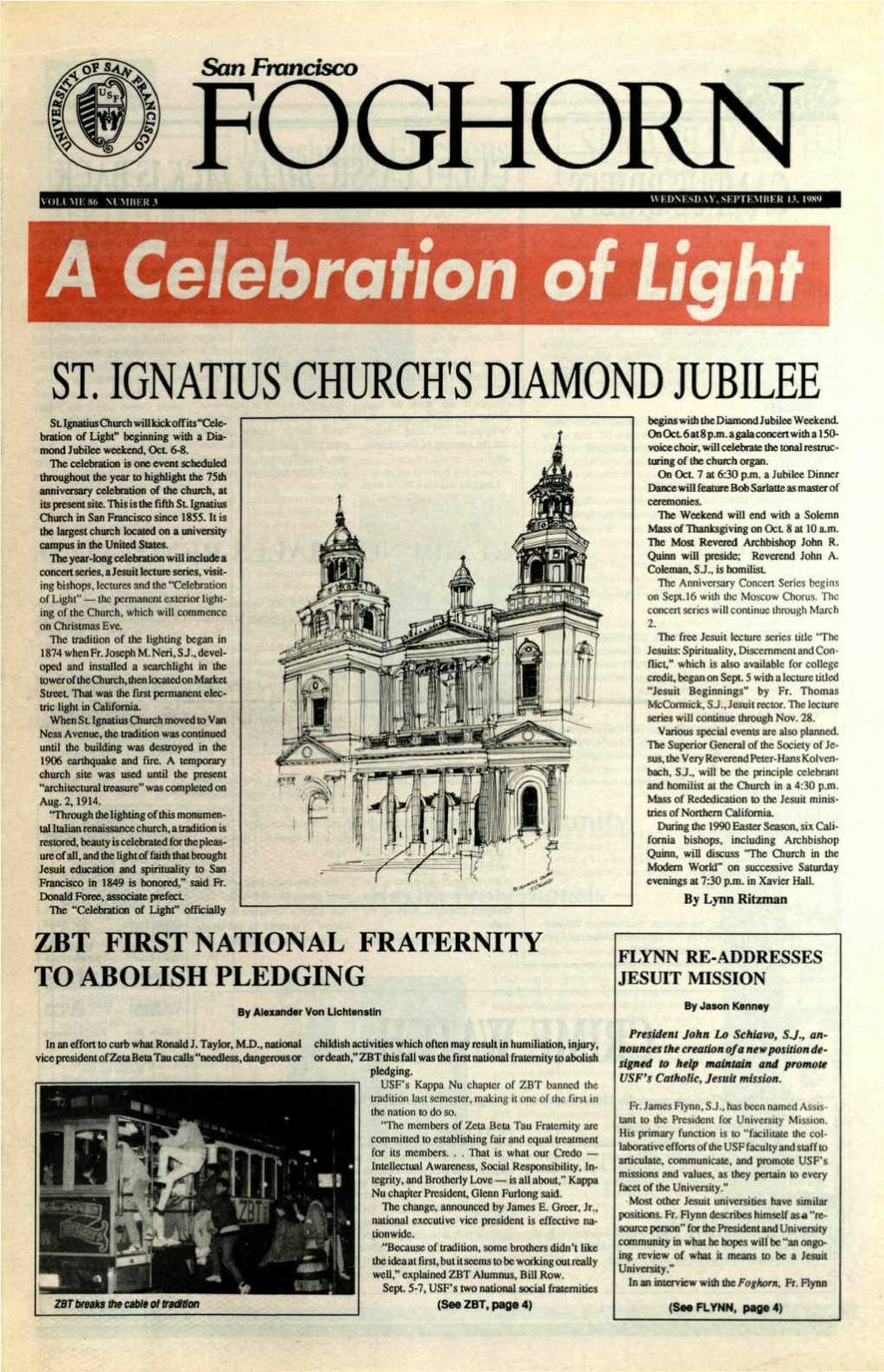 ST. IGNATIUS CHURCH's DIAMOND JUBILEE St Ignatius Church Will Kick Off Its 