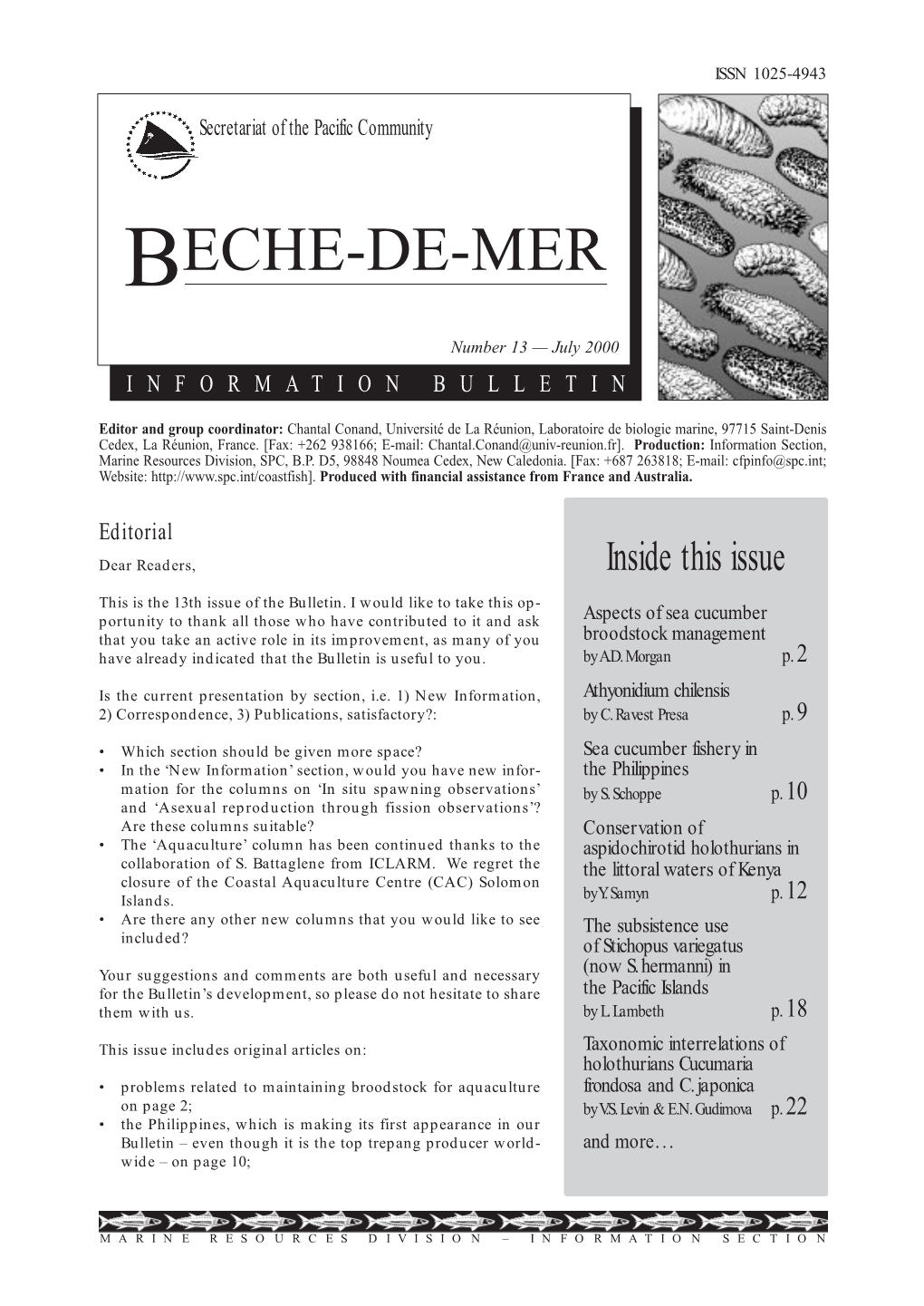 Beche-De-Mer