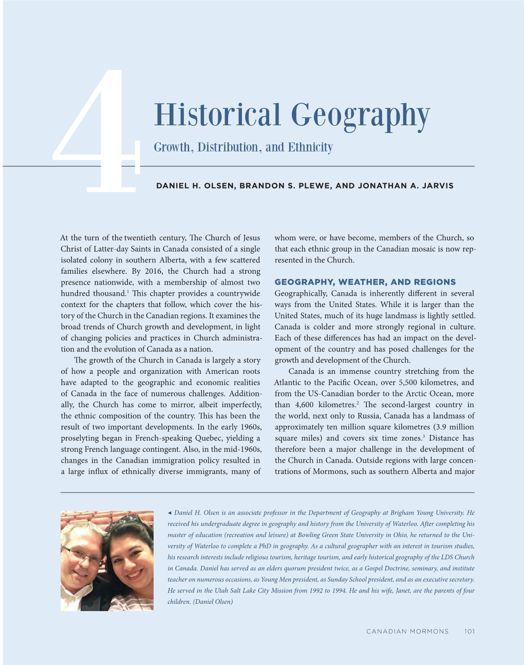 Historical Geography Growth, Distribution, and Ethnicity