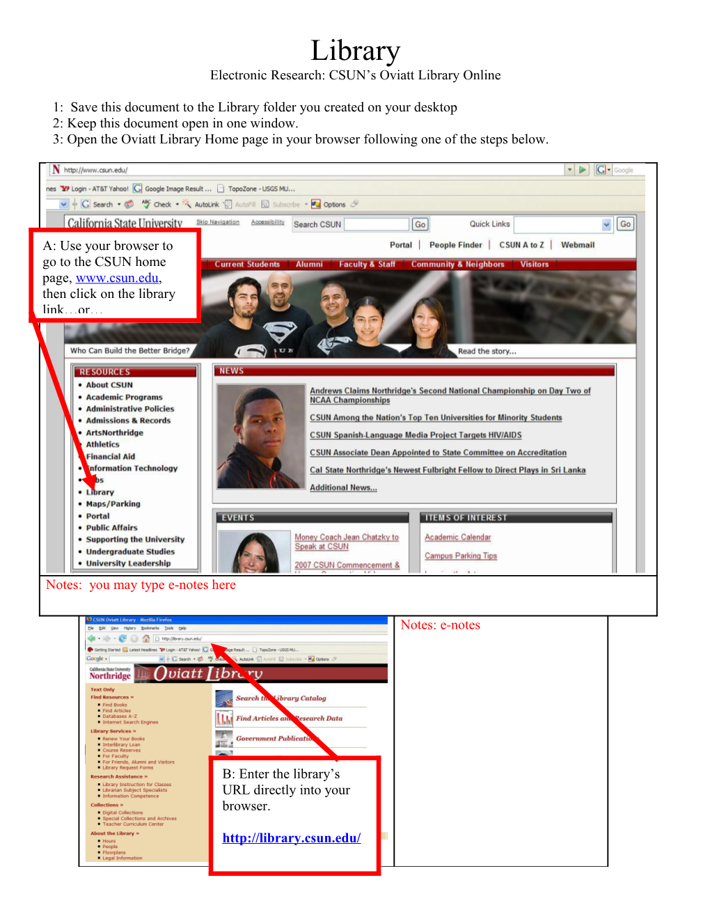 Electronic Research: CSUN S Oviatt Library Online