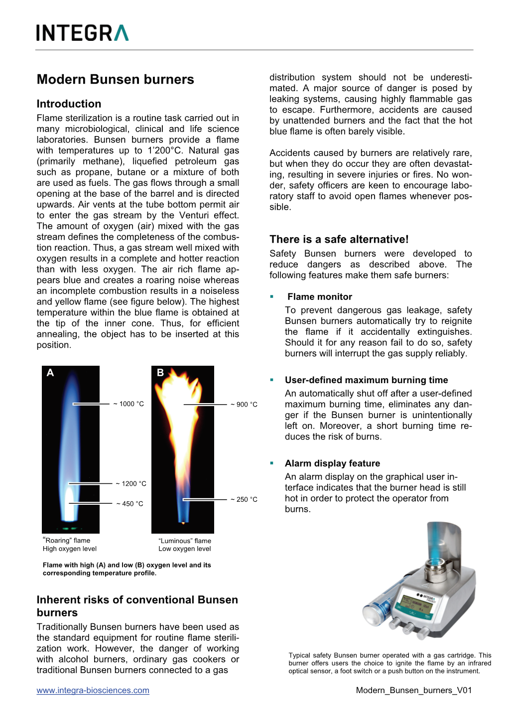 Modern Bunsen Burners Distribution System Should Not Be Underesti- Mated