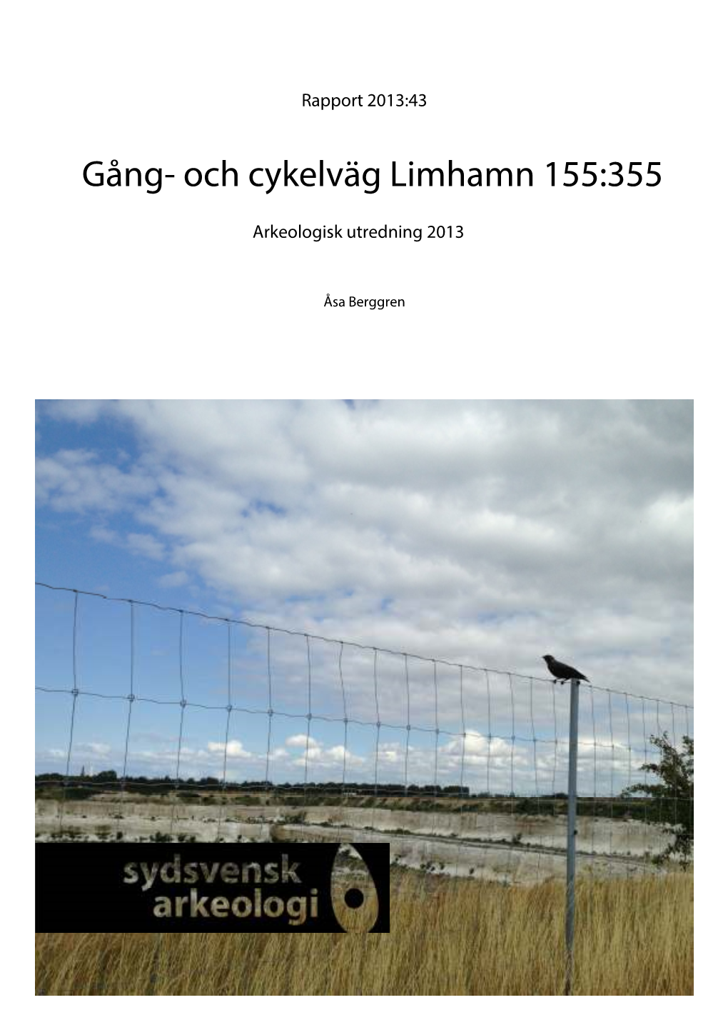 Gång- Och Cykelväg Limhamn 155:355, Hyllie Socken, Malmö Kommun