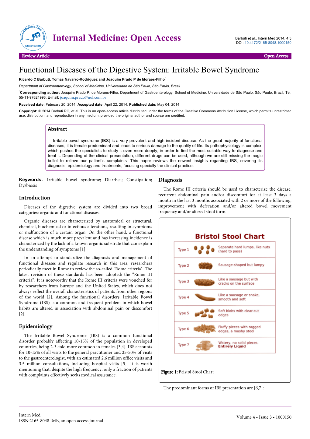 Irritable Bowel Syndrome