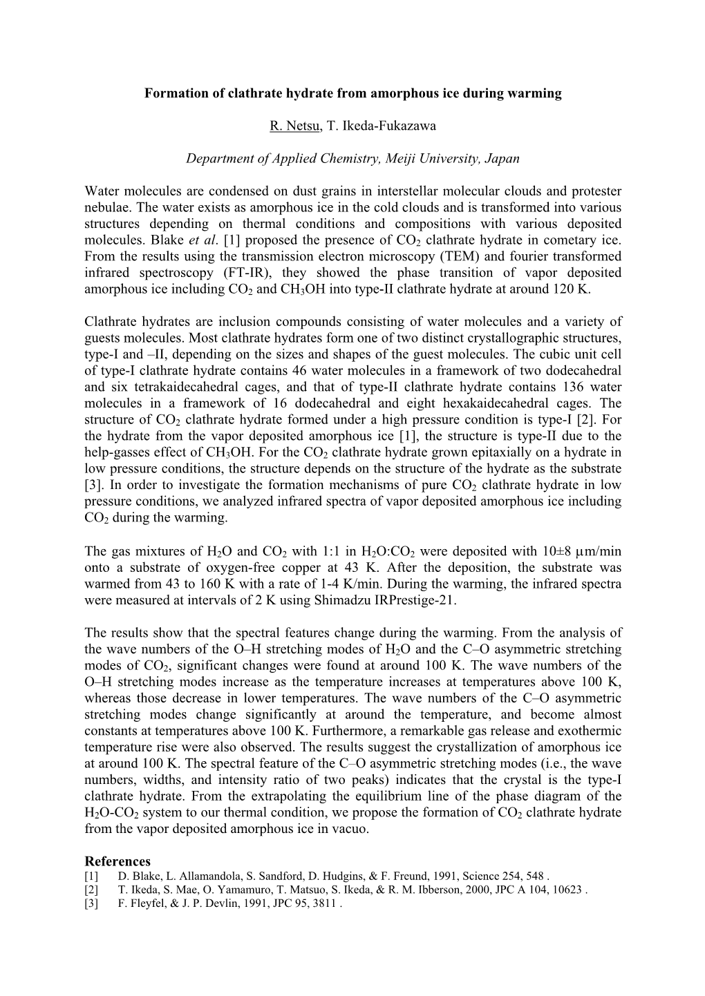 Formation of Clathrate Hydrate from Amorphous Ice During Warming R