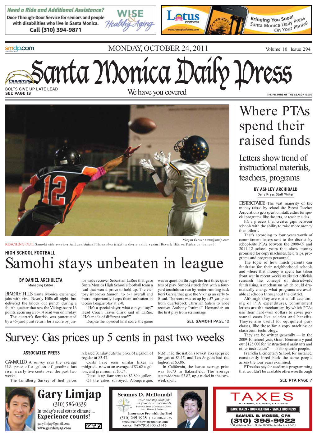 Samohi Stays Unbeaten in League