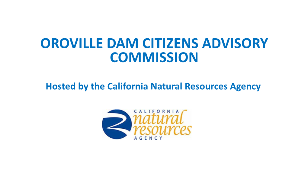 Oroville Dam Citizens Advisory Commission